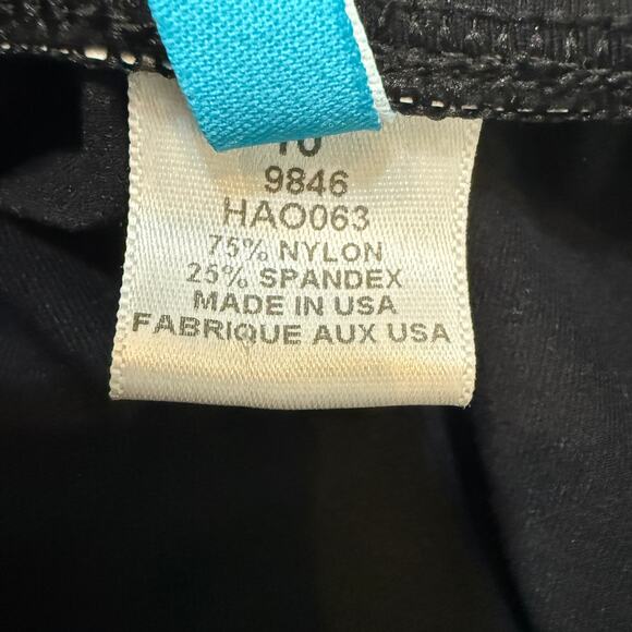 BCBGMaxazria Swim 10 deep plunge halter one piece swimsuit SW2 2989 - Picture 2 of 11